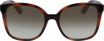 Солнцезащитные очки в квадратной оправе с градиентом 59 мм Chloe