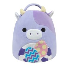 Squishmallows 12-in. Bubba the Purple Cow with Easter Eggs SQUISHMALLOW