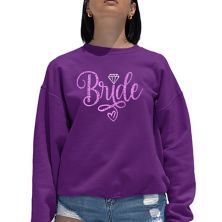 Bride - Women's Word Art Crewneck Sweatshirt LA Pop Art