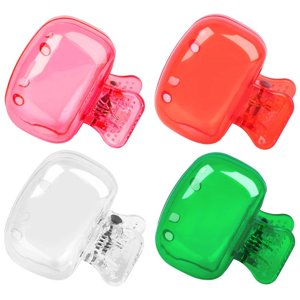 4 Pack Travel Toothbrush Head Covers Toothbrush Protector Cap Brush Pod Case Protective Portable Plastic Clip for Household Travel, Business, Bathroom, School, Camping Hxezoc