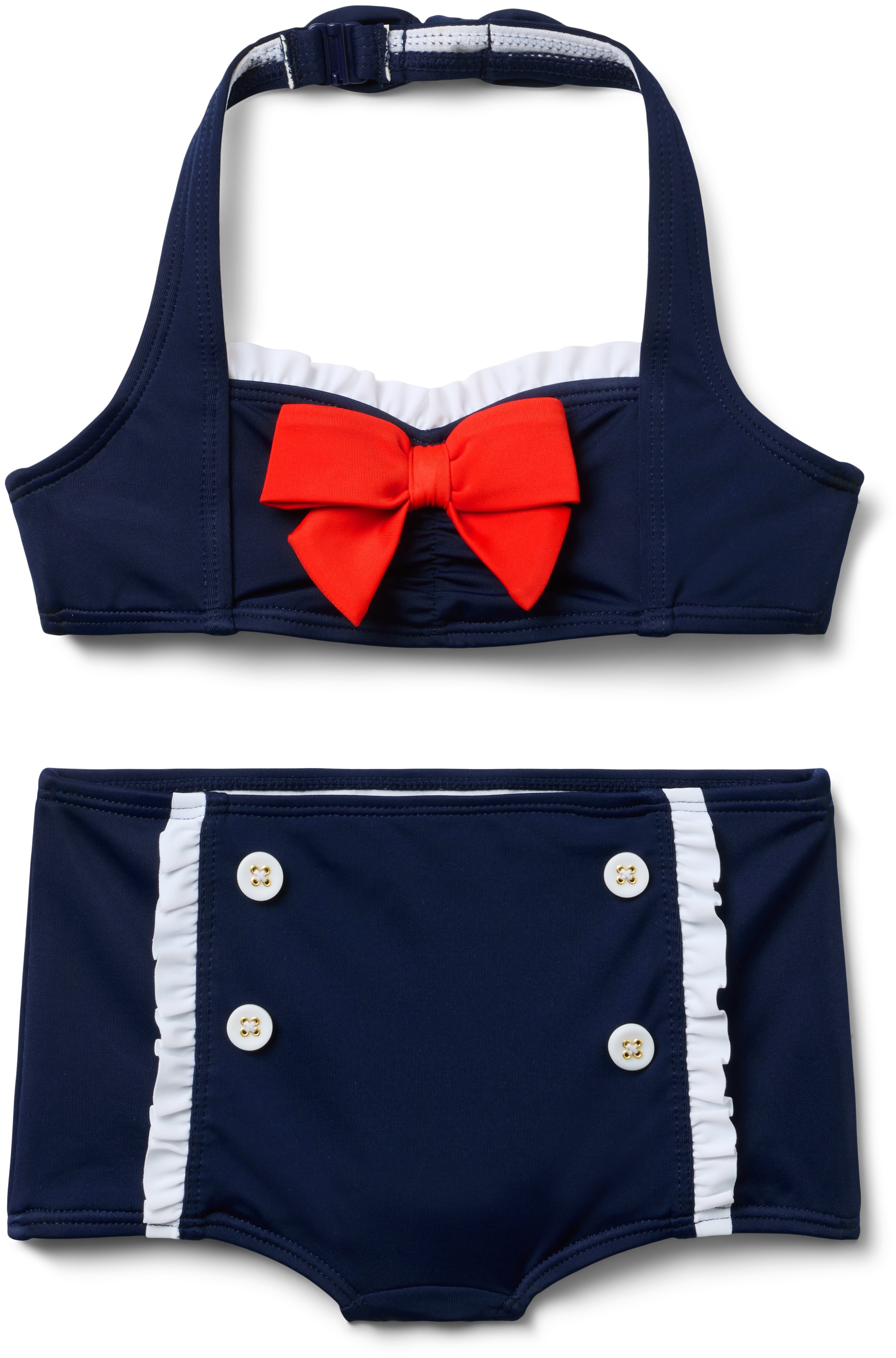 Girls Retro Americana Two Piece Swimsuit (Toddler/Little Kid/Big Kid) Janie and Jack