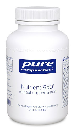 Pure Encapsulations Nutrient 950® без меди и ампер; Железо -- 90 капсул Pure Encapsulations