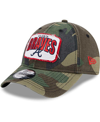 Мужская камуфляжная регулируемая кепка Atlanta Braves Gameday 9FORTY New Era
