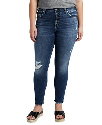 Плюс размер Джинсы скинни Avery с высокой посадкой Silver Jeans Co.