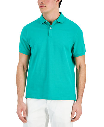 Мужская рубашка-поло классического кроя Club Room с защитой от влаги Club Room