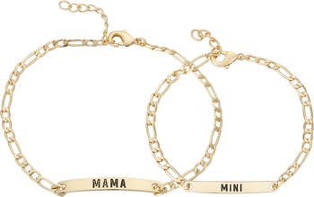 'Mama' & 'Mini' Bracelet Set LA Rocks