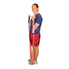 Лента для упражнений без латекса — 4 фута, готова к использованию — коричневая — XX-Light Step-Up Relief