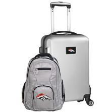 Набор ручной клади и рюкзака Denver Broncos Deluxe Hardside Spinner Unbranded