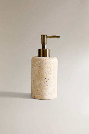 BEIGE MARBLE BATHROOM DISPENSER Zara Home