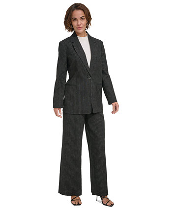 Женский пиджак с длинными рукавами и одной пуговицей DKNY