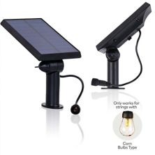 Ambience Solar Panel Replacement Compatible Only With Brightech 1W Corn Bulb String Lights Brightech