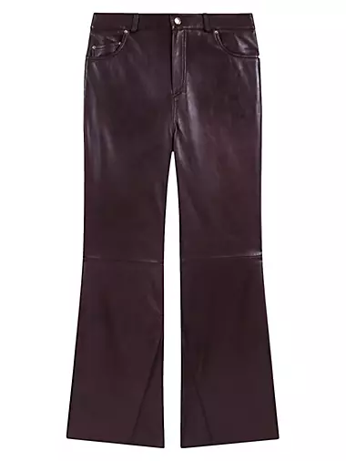 Leather Trousers Maje