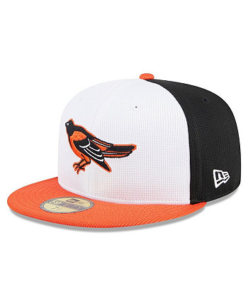 Men's White Baltimore Orioles 2024 Batting Practice 59FIFTY Fitted Hat New Era