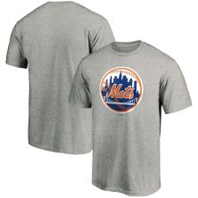 Мужская серая футболка с логотипом Fanatics из коллекции New York Mets Cooperstown Team Forbes Fanatics