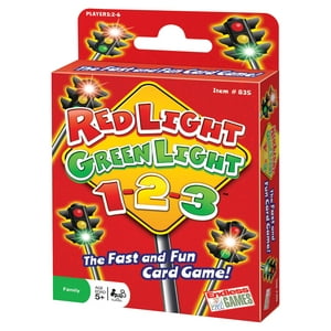 Red Light Green Light, 1-2-3 The Fast and Fun Card Game, Children Ages 5+ Endless Games