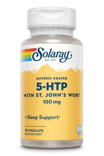 Solaray 5-HTP плюс зверобой — 100 мг — 30 капсул Solaray