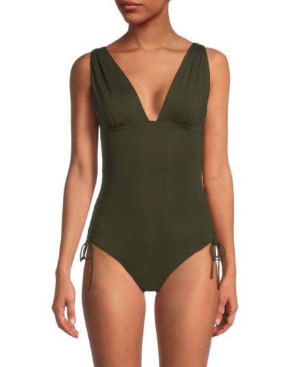Chile Ruched One Piece Swimsuit Melissa Odabash