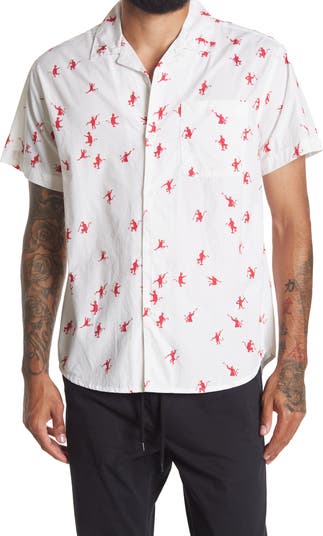 Рубашка с ткаными пуговицами спереди Pitchfork Obey