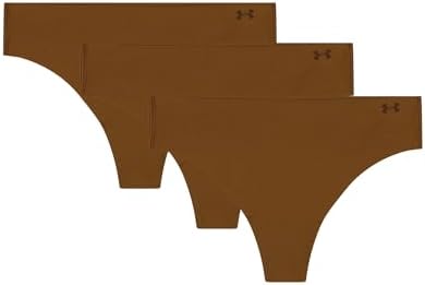 Under Armour Women's 3-pack Pure Stretch No Show Thong Underwear, All-day Comfort & Ultra-soft Fit Under Armour