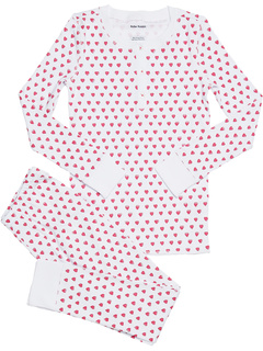 Пижамы с сердечками (для младенцев / малышей / маленьких детей / детей старшего возраста) Roller Rabbit Kids