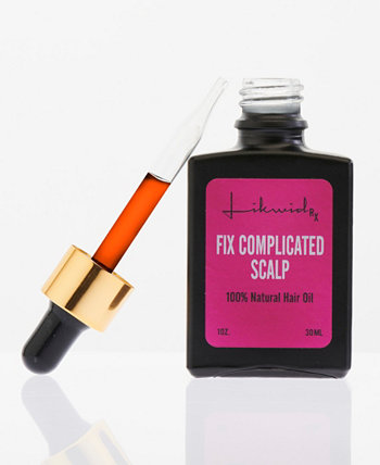 100% натуральное масло для волос Fix Complicated Scalp, 1 унция Likwid RX