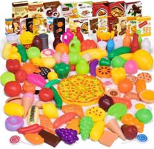 Детский кухонный набор из 128 предметов для еды Popfun