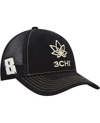Men's Black Kyle Busch Sponsor Trucker Adjustable Hat Checkered Flag Sports