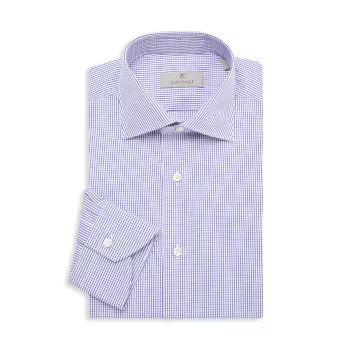 Рубашка из хлопкового плетения на пуговицах Canali