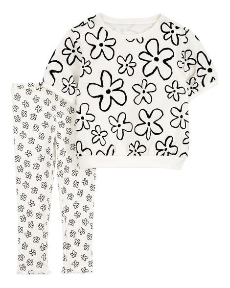 Детский Комплект Одежды Carter's Baby 2-Piece Floral Top & Pant Set Carter's