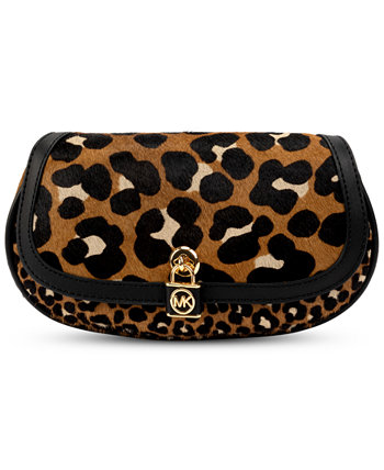 Женская поясная сумка из телячьей кожи с леопардовым принтом Michael Kors
