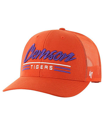 Мужская оранжевая регулируемая бейсболка с графикой Clemson Tigers '47 Brand