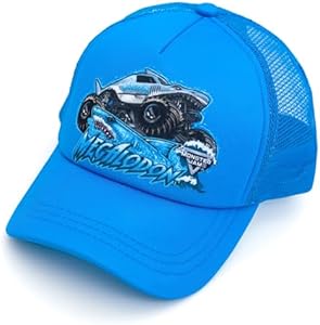 Monster Jam Grave Digger El Toro Loco Megalodon Mesh Adjustable Snapback Baseball Cap One Size Monster Jam