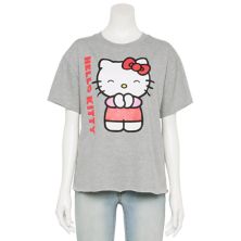Детская футболка Hello Kitty с милым рисунком улыбки Licensed Character