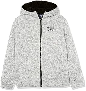 Reebok Boys' Classic Insulated Sweater Fleece Jacket Reebok