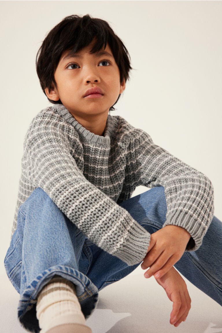 Хлопковый свитер H&M