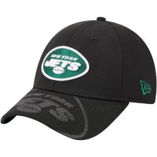 Men's New Era Black New York Jets Top Visor 9FORTY Adjustable Hat New Era x Staple