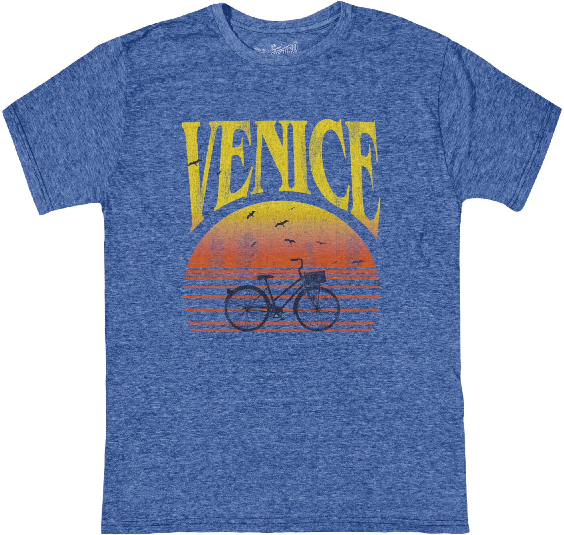 Футболка с круглым вырезом Tri-Blend Venice Stripes (для больших детей) The Original Retro Brand Kids