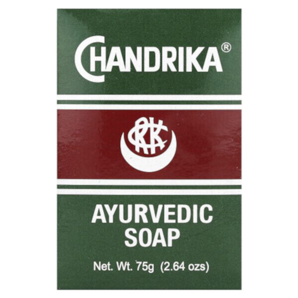Chandrika, Аюрведическое твердое мыло, 2,64 унции (75 г) Chandrika Soap