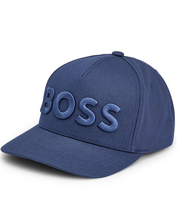 Мужская пятипанельная кепка с вышитым логотипом BOSS