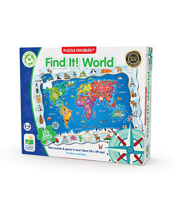 Puzzle Doubles - Find It World 50 Piece Puzzle Set The Learning Journey
