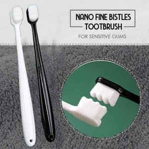 Flash Deals! Zainafacai Toothbrush Couple Super Soft Oral Brush Toothbrush Nano Necessities Daily Bathroom Products Pp+Pbt Bathroom Accessories Clearance! Zainafacai