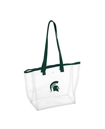 Женская прозрачная большая сумка с короткими ручками Michigan State Spartans Team Stadium Logo Brand
