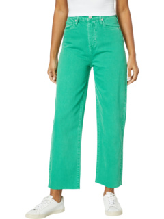 Зеленые прямые джинсы с пятью карманами Baxter Blank NYC