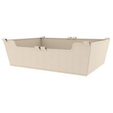Rev-A-Shelf Sidelines CBLSL-181405-T-1 Canvas Cloth Closet Basket Liner, Tan Rev-A-Shelf