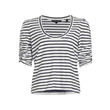 Netto Striped Cotton T-Shirt VERONICA BEARD