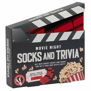 Professor Puzzle Movie Night Socks & Trivia Set PROFESSOR PUZZLE