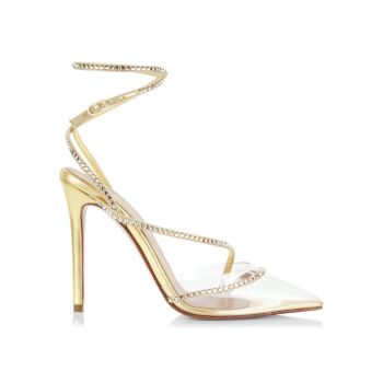 Dassy Sunset Leather & Crystal Pumps Andrea Wazen