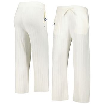 Женские Повседневные брюки Levelwear White New York Yankees Dream Icon Knit Pants Unbranded