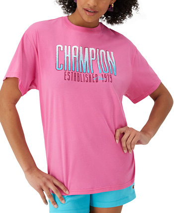 Women's Loose-Fit Logo Graphic T-Shirt Champion