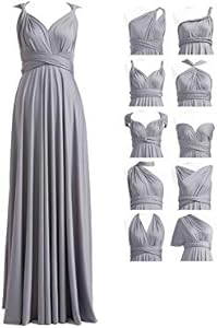 Женское Вечернее Платье 72styles Infinity Dress с бандо, Платье для подружки невесты, Длинное, Больших размеров, Многофункциональное платье, Платье с Twist Wrap 72styles